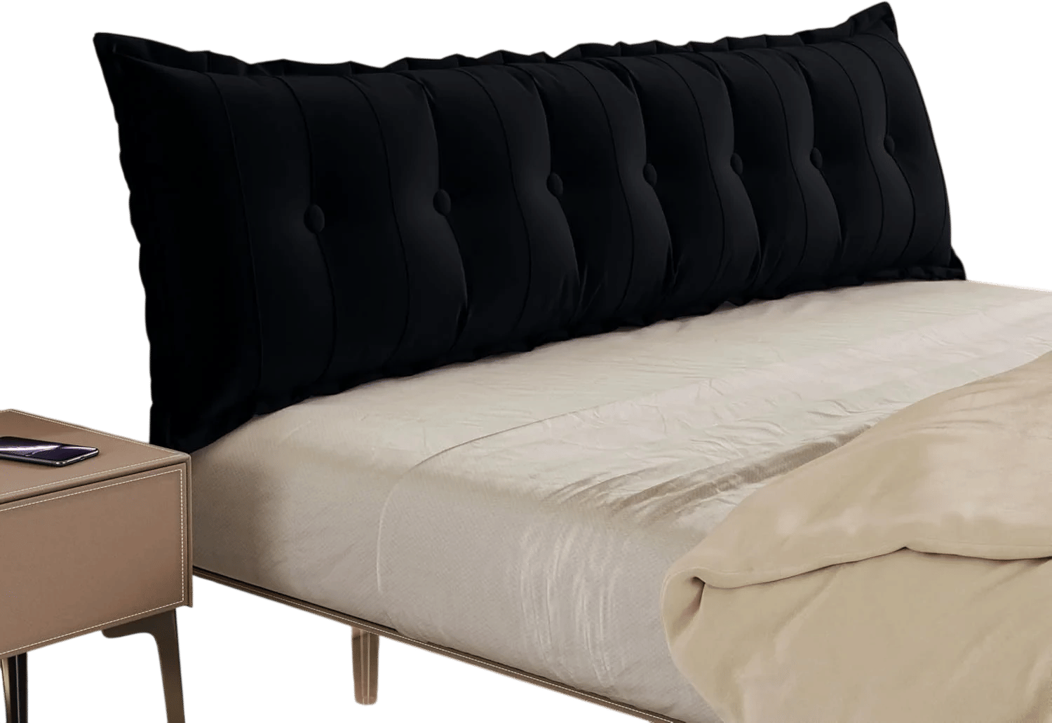 Giant Pillow as Headboard, Hang Everythinggg