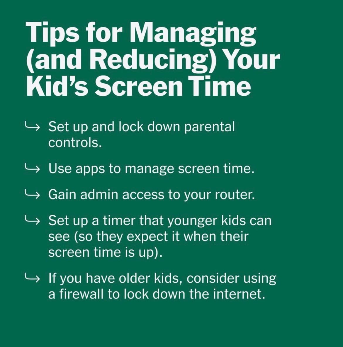 From my beloved WireCutter: 10 Tips for Managing Kid's Screen Time