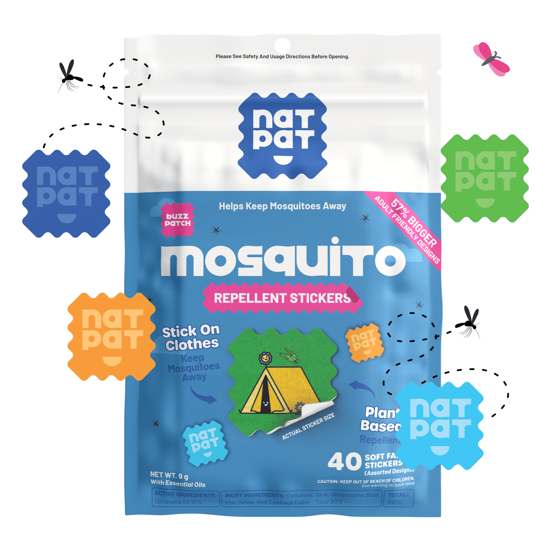 NATPAT Natural Bug Repellent Patches