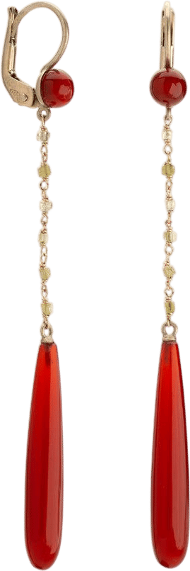 Mia Cornelian Earrings