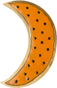 Luna Orange - Earring & Pin