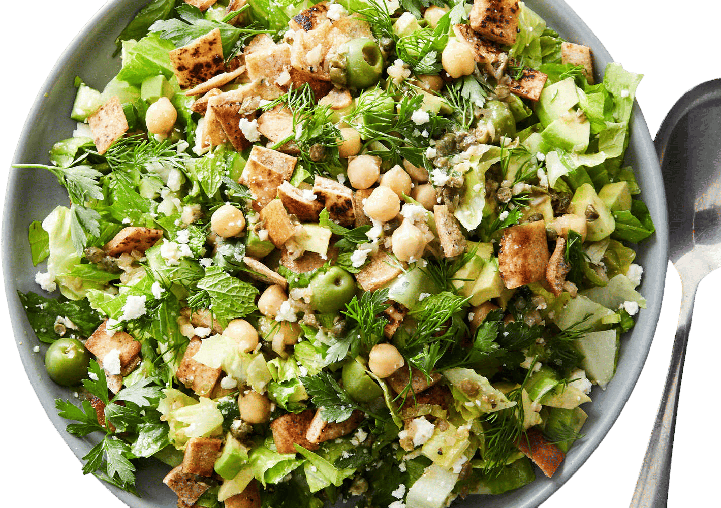 Chopped Salad With Chickpeas, Feta and Avocado
