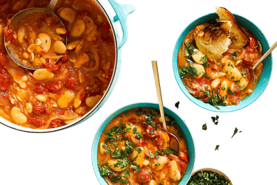 Roasted Tomato and White Bean Stew Recipe