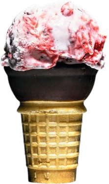 Bavarian Raspberry Fudge Ice Cream