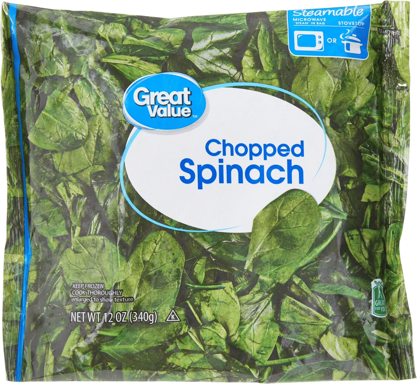 Organic Frozen Chopped Spinach