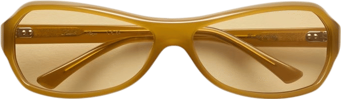 Lexxola Raye Amber Honey Sunglasses