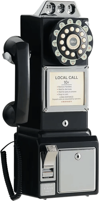 1950s Payphone Wall-Mounted Home Phone
