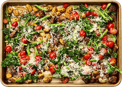 Sheet-Pan Gnocchi and Sausage Recipe