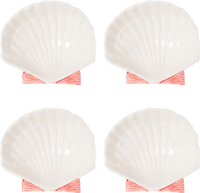 Ceramic Shell Side Plates (Set of 4)