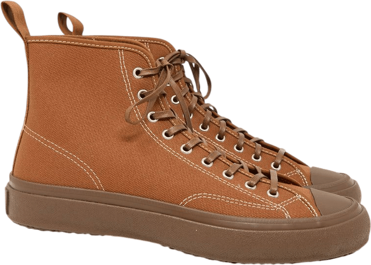Hi Basket Sneaker in Brown