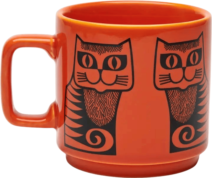 Magpie x Hornsea Mug - Cat Orange