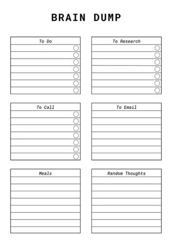 a landing pad for loose thoughts