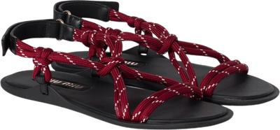Nastro Cross Rope Grip-Strap Sandals