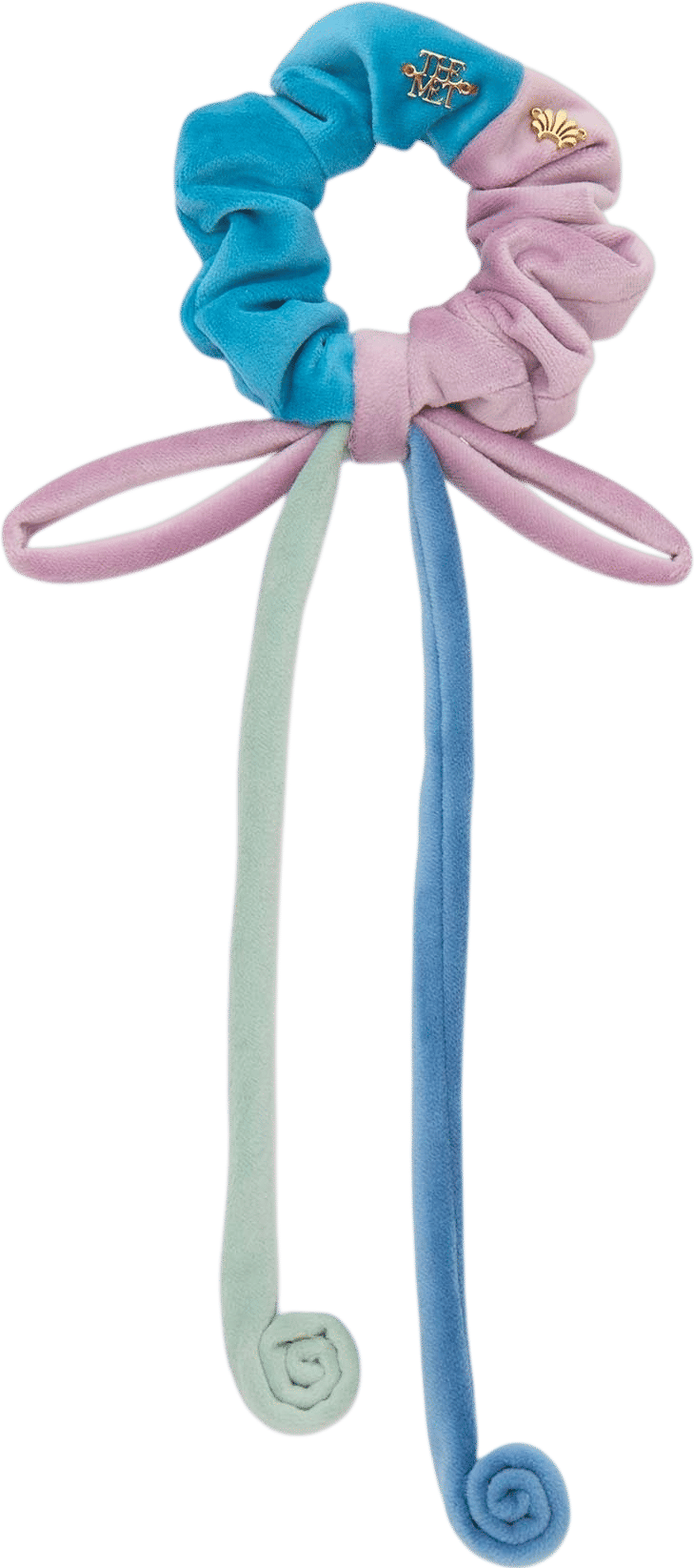 The Met x Lele Sadoughi Black Columns Scrunchie