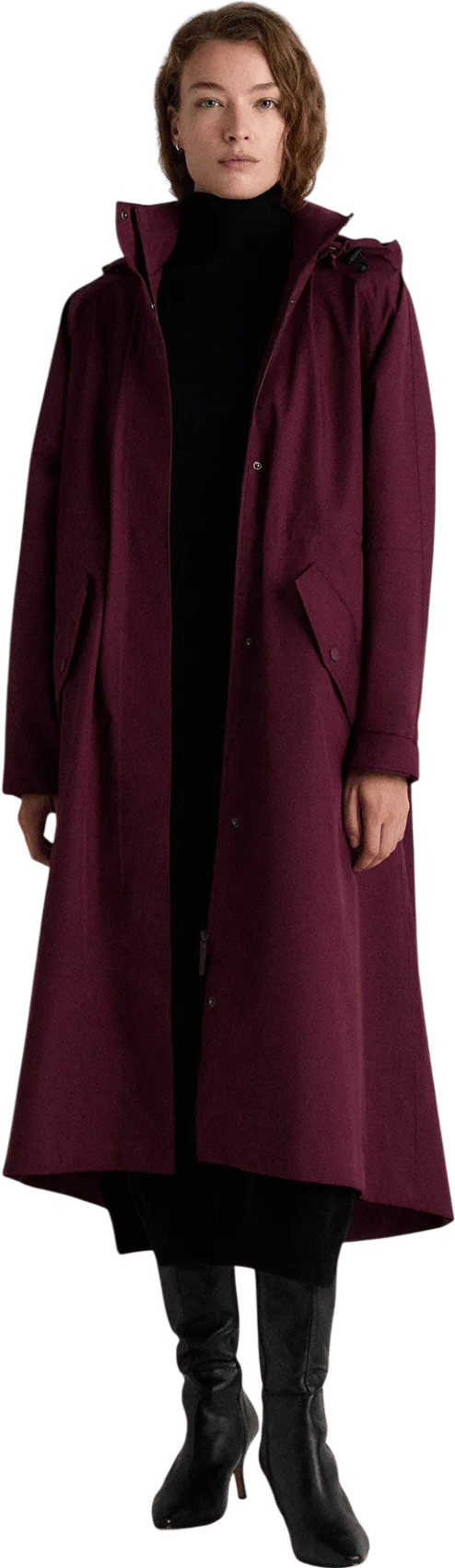 quince long trench