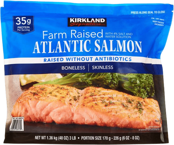 Kirkland Farm-Raised Atlantic Salmon