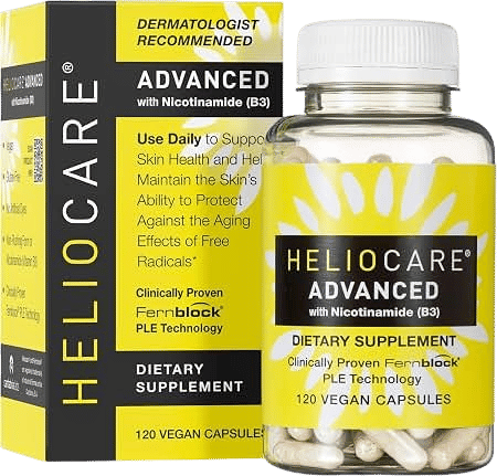 Heliocare Advanced With Nicotinamide Antioxidant Supplement, 120 Capsules