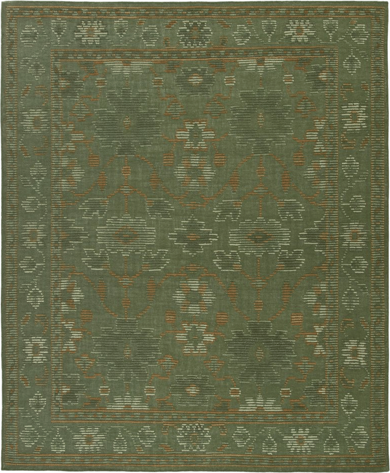 Washable Wool Hand Knotted Rug, Helen
