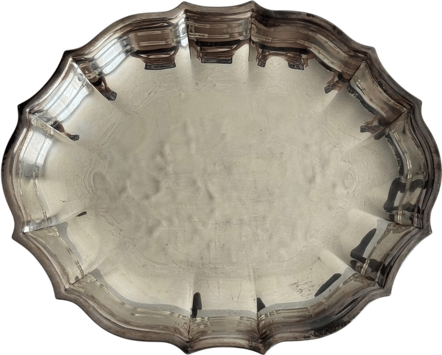 Vintage Silver F.B. Rogers Silver Co. Tray, Antique, Home Decor