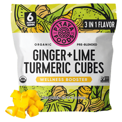 Organic Ginger Lime Turmeric Superfood Cubes