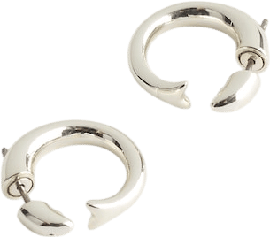 Madewell Fish Hoop Earrings