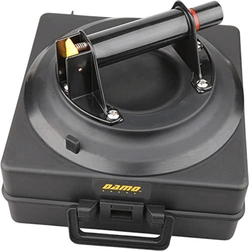 DAMO 10" Vacuum Suction Cup for Glass & Granite Lifting,Heavy Duty Glass Lifter, Suction Cups with Hand Pump,with Free Case