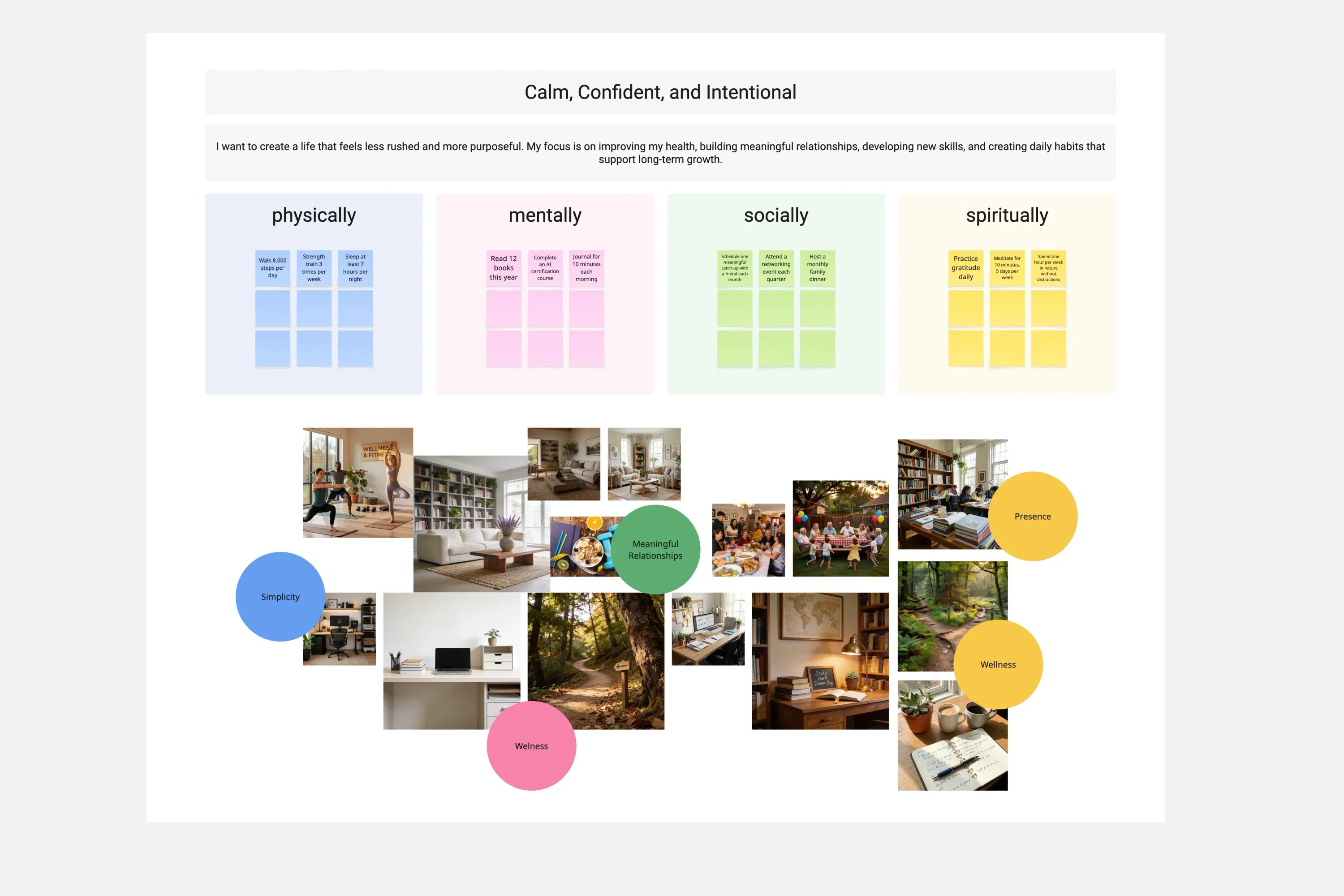 using a Miro board to organize home decor thoughts
