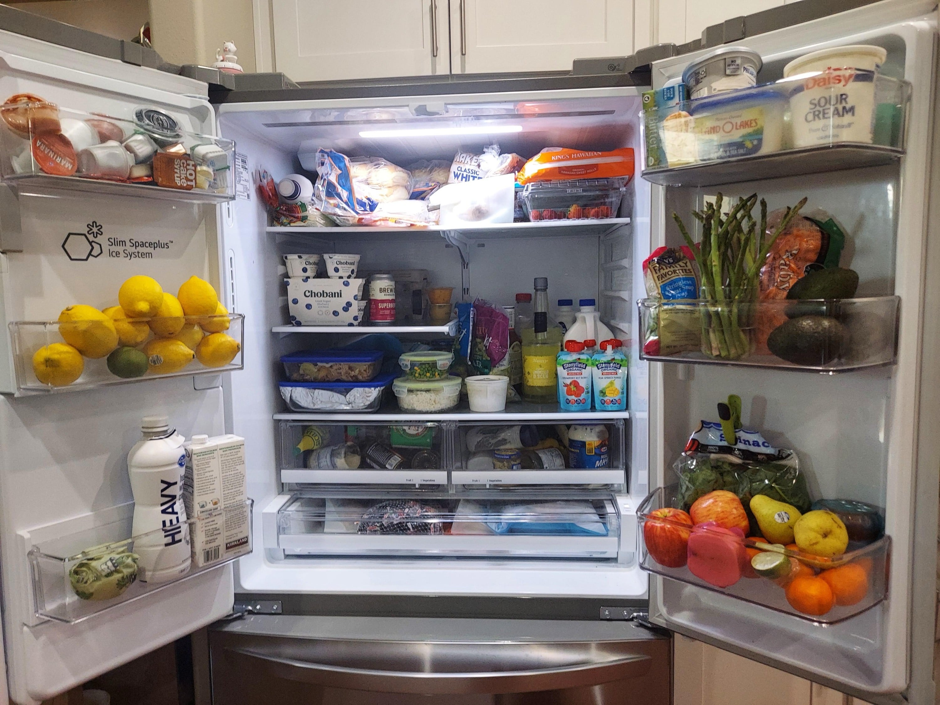 Make perishables & open containers the most accessible