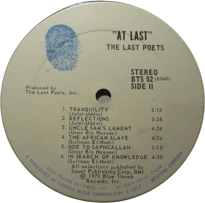 In Search of Knowledge by The Last Poets, 1973