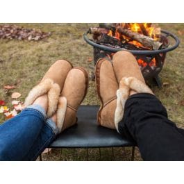 Adult Fireside Sheepskin Slippers
