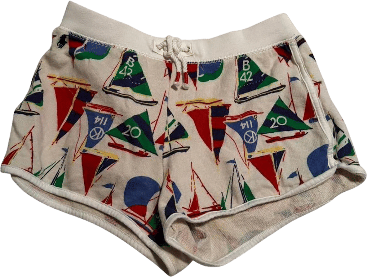 Ralph Lauren kids multicoloured sailboat print... | Depop