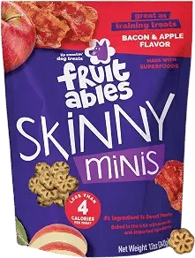 Fruitables Skinny Mini Dog Treats, Bacon & Apple