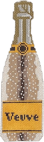 Champagne Bottle Needlepoint Canvas