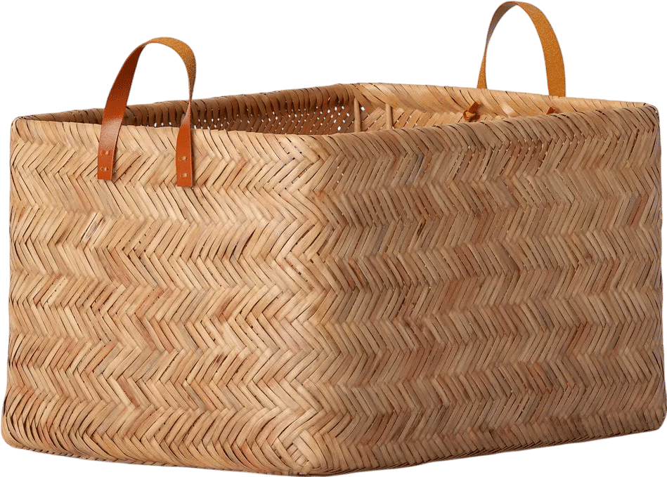Herringbone Weave Basket