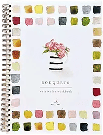 Bouquets Watercolor Workbook 