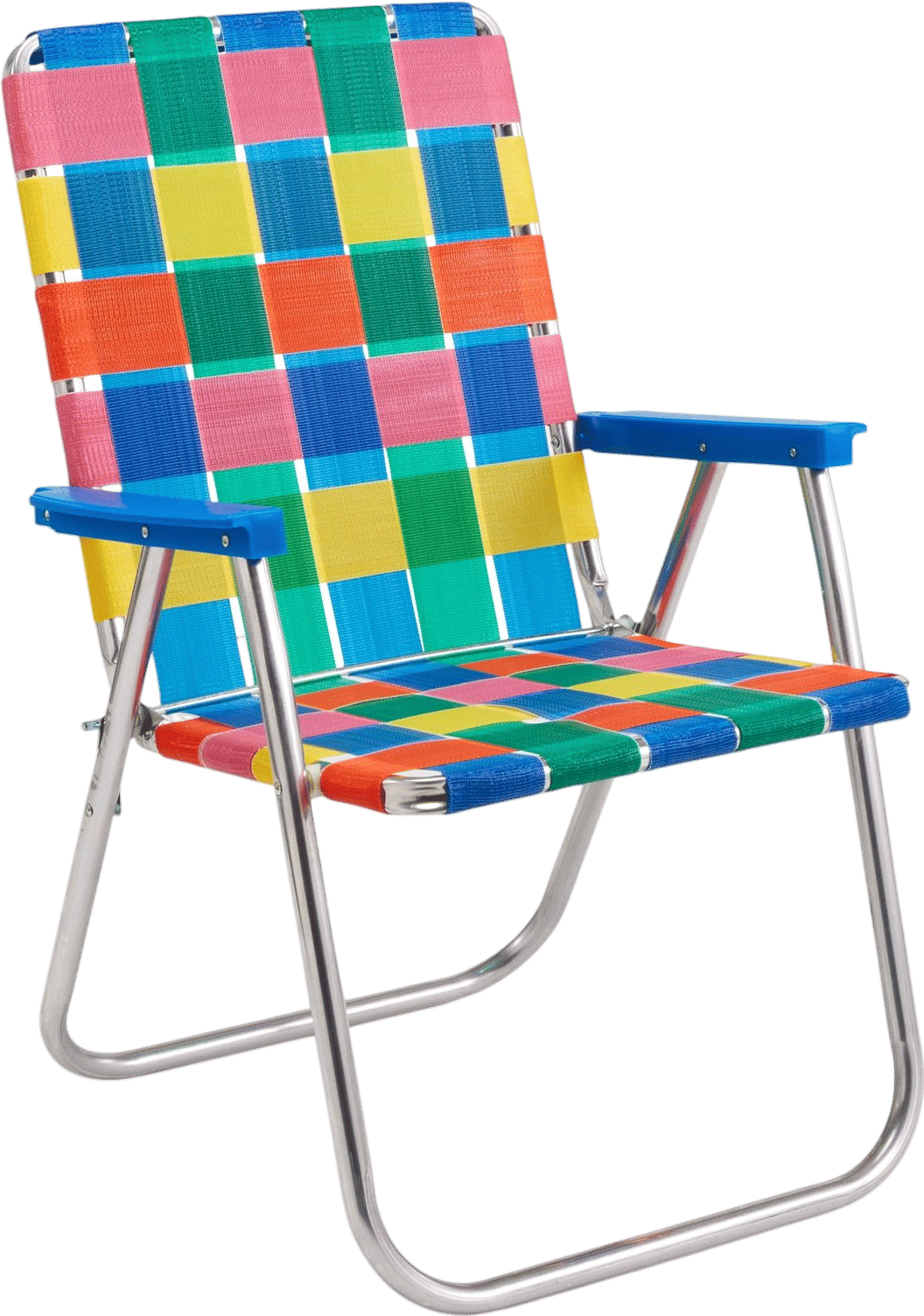 Sitting in front of your house in a lawn chair