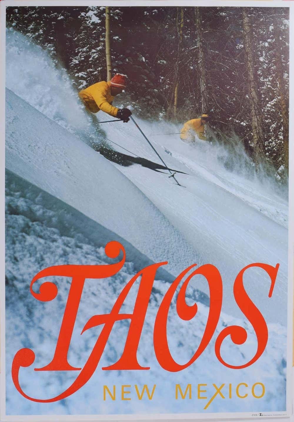 1974 ski poster