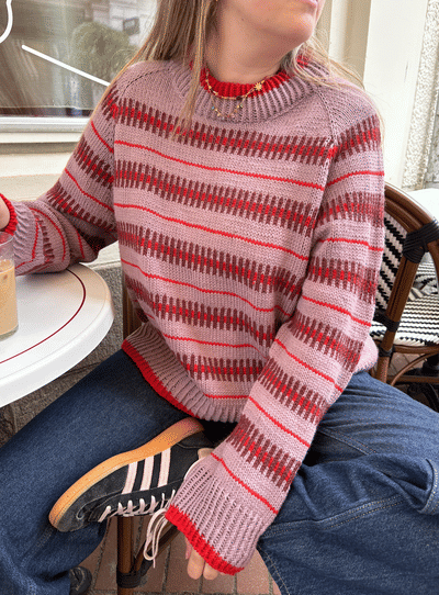 Easy Colour Stripe Sweater