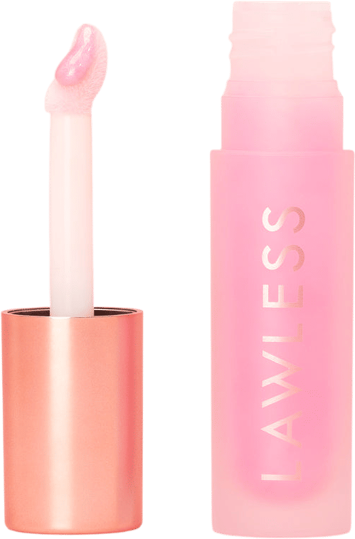 Lawless beauty FORGET THE FILLER LIP-PLUMPING LINE-SMOOTHING GLOSS in STRAWBERRY MILKSHAKE