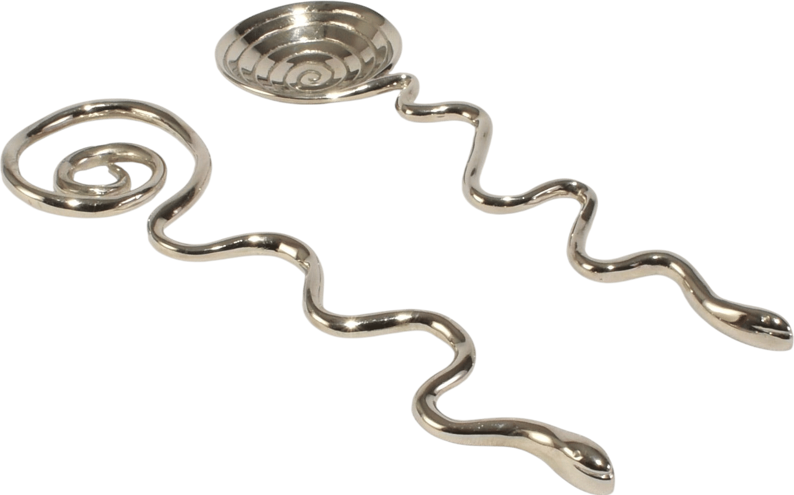 vintage spiral serving utensils