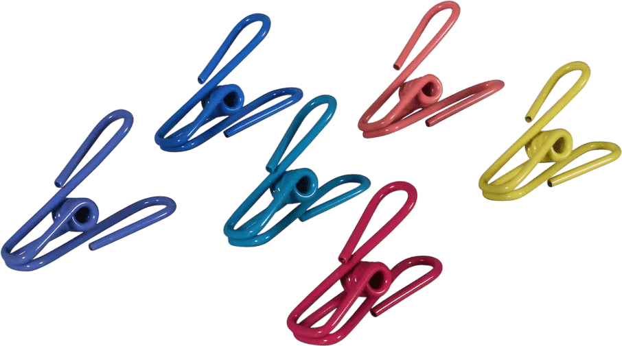 Colorful Multi-Purpose Clips, 6-ct. Packs