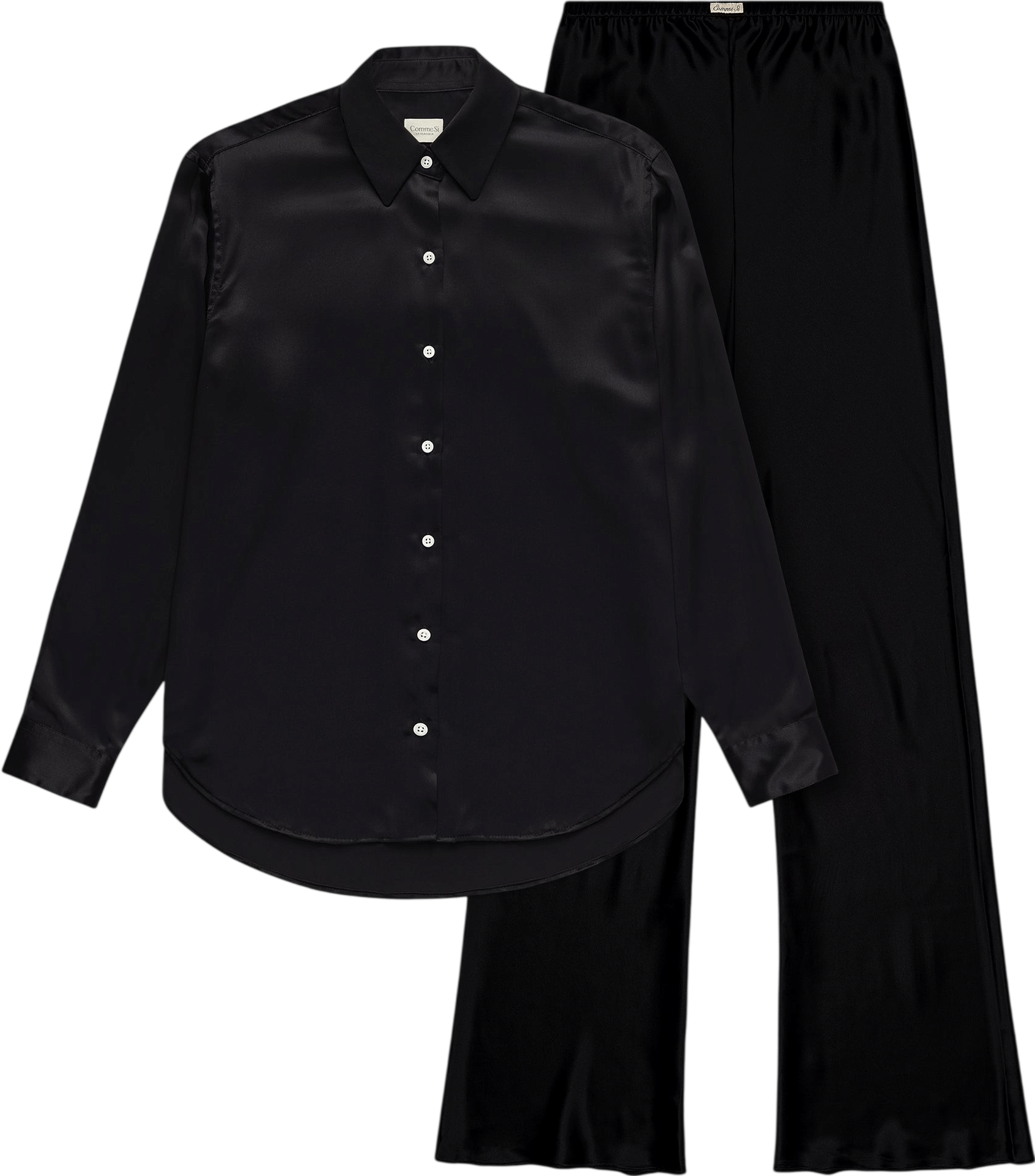 The Silk Bias Pant Set