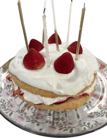 Strawberry Shortcake as a birthday cake