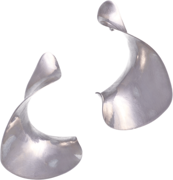 Sterling Silver Spiral Earrings | Khata Space