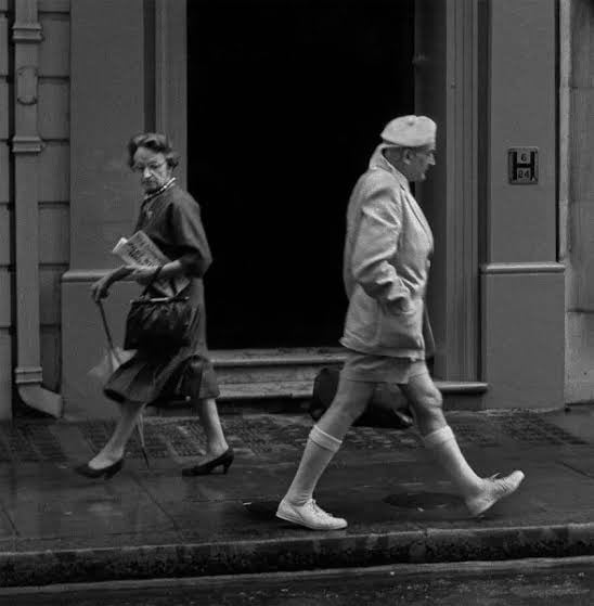 Not even breaking stride when you see a good friend and know that they’re late