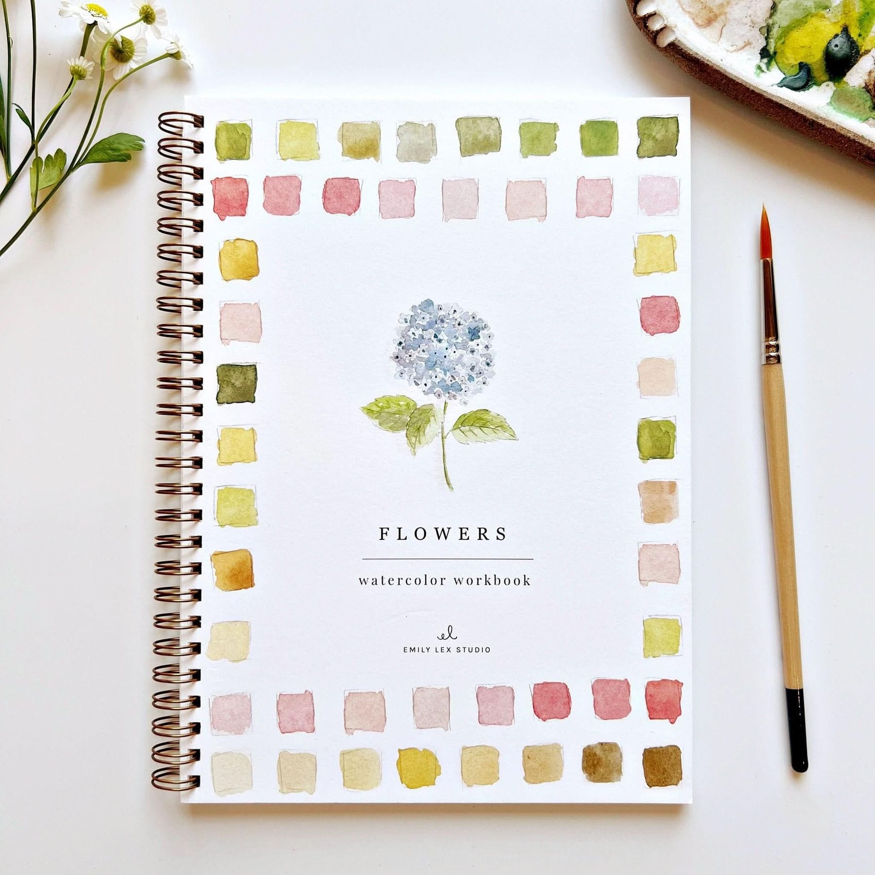 Watercolor journal template