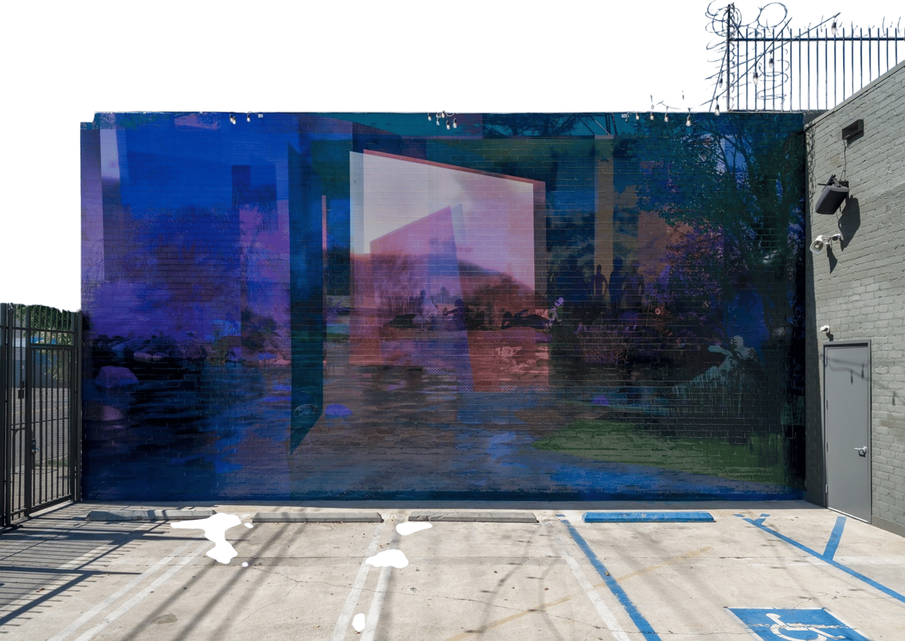 Zoe Walsh mural at ICA LA