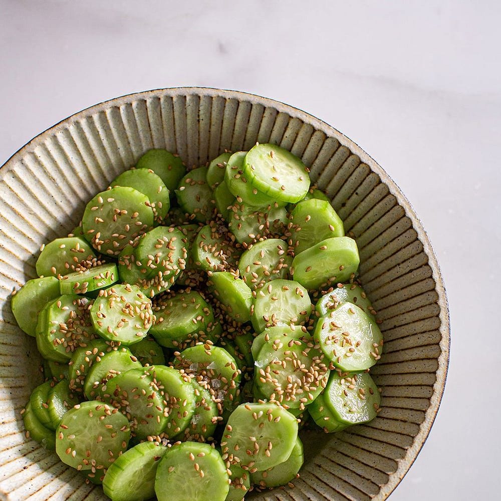 Cucumber with Sesame Seeds Recipe
