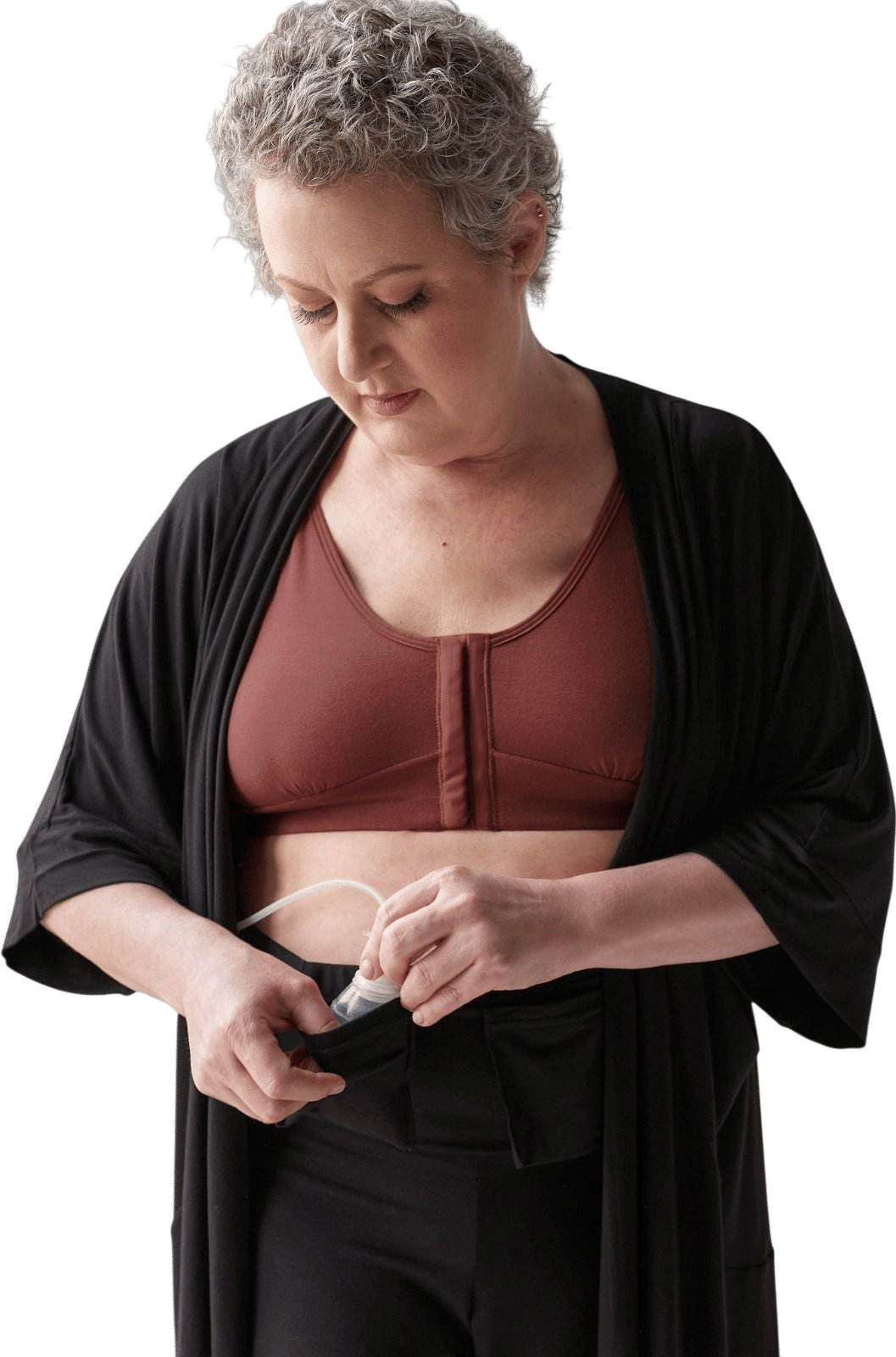 AnaOno Miena Robe with Drain Management Belt