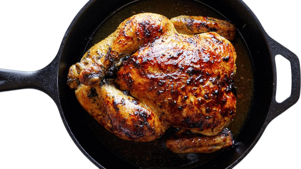 Roast Chicken With Maple Butter and Rosemary